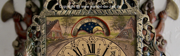 Holländische Meerweibchen Uhr Friese Stoelklok 13